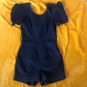 Boom Boom Jeans Denim Romper size small